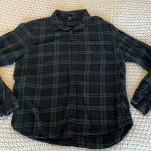 Forever 21 plaid button up shirt